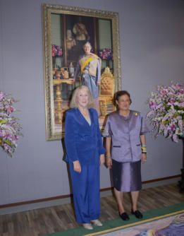 Susan with Her Royal Highness Princess Sirindhorn 