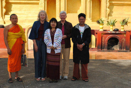 Group photo at a temple in Keng Tung, 2011.